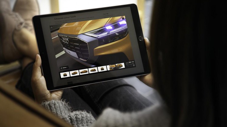 Audi brengt een nieuwe 3D configurator op de site