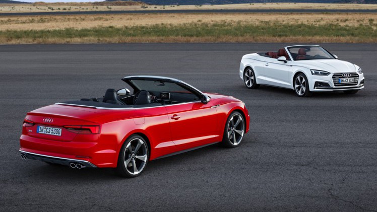 Audi presenteert de nieuwe A5 Cabriolet en die is te herkennen aan subtiel chroomwerk in de neus. Vanaf het voorjaar 2017 staat de nieuwe A5 en S5 Cabriolet in de showroom.