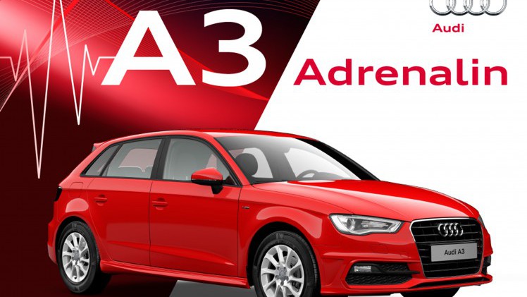 Audi introduceert Adrenalin-modellen van Audi A1, A3, A5, Q3, Q5 en A6.