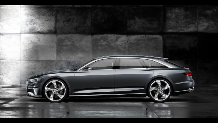 De Audi prologue Avant show car is een plug-in hybride Audi met e-tron quattro, voorzien van de 3.0 TDI en elektromotor. Zijn debuut beleeft hij op de Autosalon van Genve 2015.