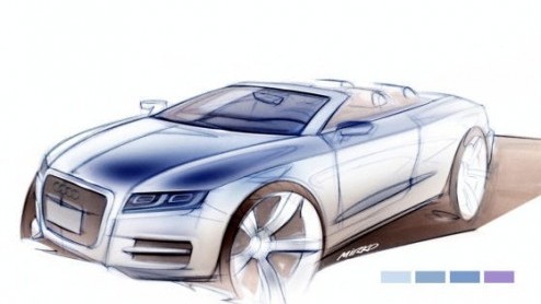 Dankzij een aantal ontwerptekeningen kunnen we een kijkje nemen in de toekomst bij Audi. Enkele modellen in de pijplijn, waaronder de A5 Sportback en Cabriolet, A7 en nieuwe A8 laten zich voor het eer