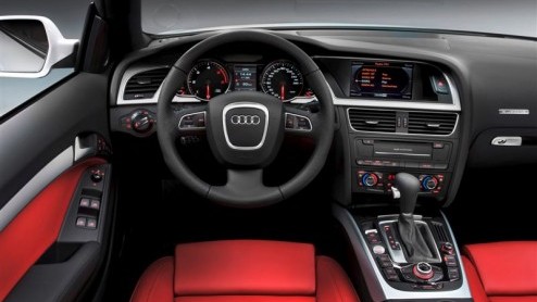 Spotlights graag! Dit is de nieuwe Audi A5 en S5 Cabriolet! Een nieuwe telg vol elegantie, sportiviteit en efficintie. De levering start in het tweede kwartaal van 2009. De S5 krijgt een nieuw hart,