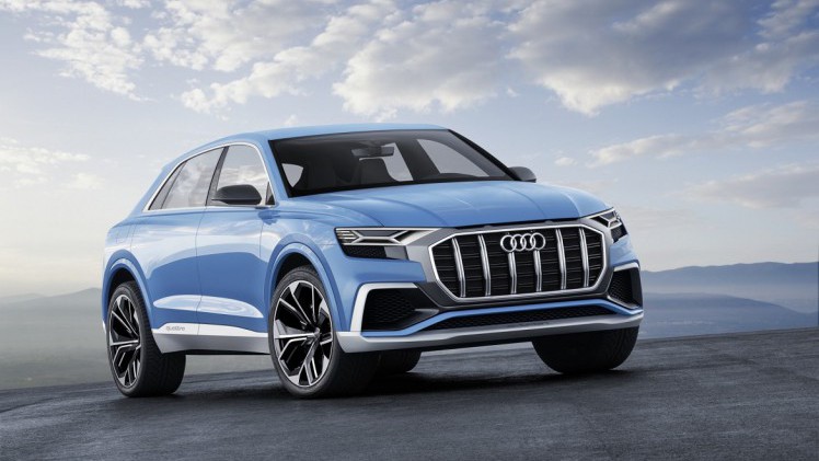 Audi toont op de North American International Auto Show de Q8 Concept, een voorbode voor een SUV boven de Q7. De auto heeft een plug-in hybride aandrijflijn en beschikt over virtual reality.