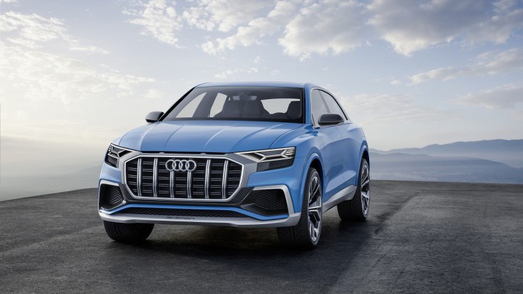 Audi toont op de North American International Auto Show de Q8 Concept, een voorbode voor een SUV boven de Q7. De auto heeft een plug-in hybride aandrijflijn en beschikt over virtual reality.