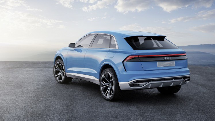 Audi toont op de North American International Auto Show de Q8 Concept, een voorbode voor een SUV boven de Q7. De auto heeft een plug-in hybride aandrijflijn en beschikt over virtual reality.
