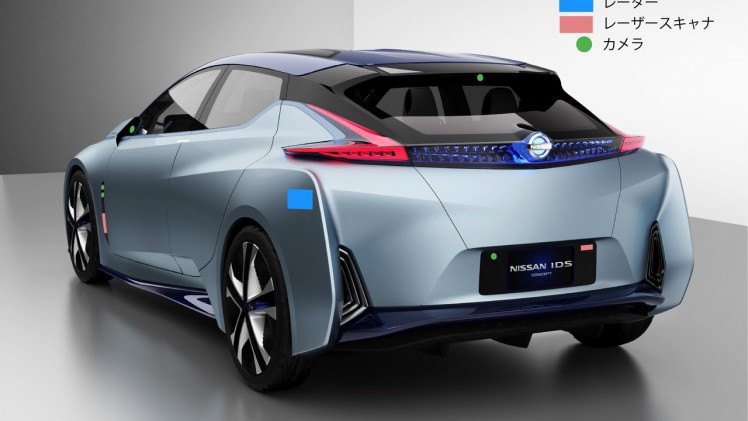 Nissan werkt naar de introductie van de zelfrijdende auto in 2020 met de Nissan IDS Concept op de Tokyo Motor Show 2015.