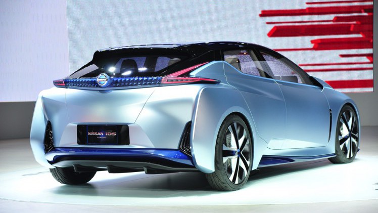 Nissan werkt naar de introductie van de zelfrijdende auto in 2020 met de Nissan IDS Concept op de Tokyo Motor Show 2015.