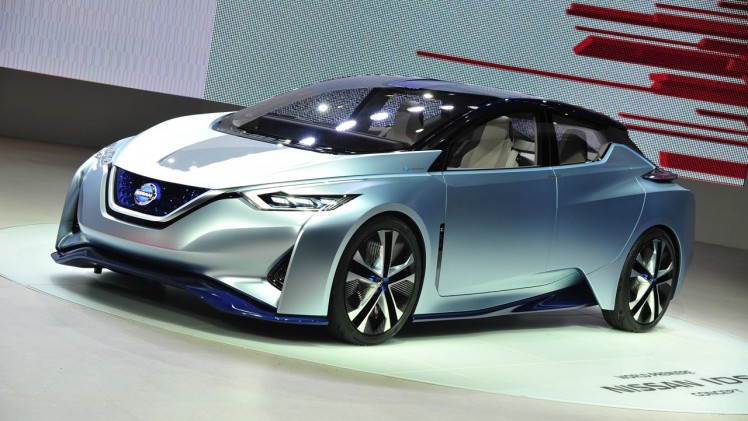 Nissan werkt naar de introductie van de zelfrijdende auto in 2020 met de Nissan IDS Concept op de Tokyo Motor Show 2015.