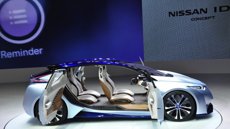Nissan werkt naar de introductie van de zelfrijdende auto in 2020 met de Nissan IDS Concept op de Tokyo Motor Show 2015.