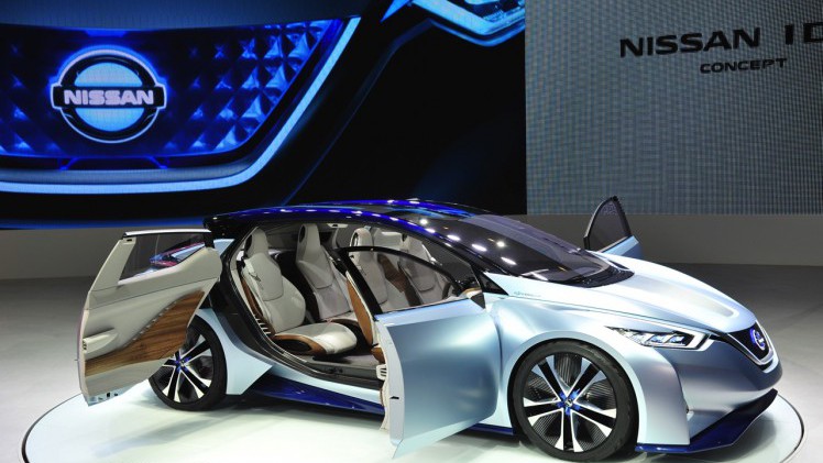 Nissan werkt naar de introductie van de zelfrijdende auto in 2020 met de Nissan IDS Concept op de Tokyo Motor Show 2015.