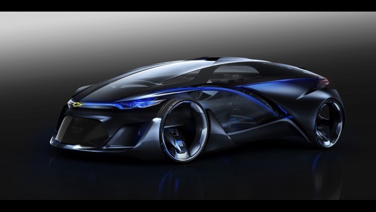 Dus jij dacht dat de Mercedes-Benz F 015 Luxury in Motion extreme vormgeving had? Maak kennis met Chevrolets visie op autonoom rijden. Dit is de FNR Concept.