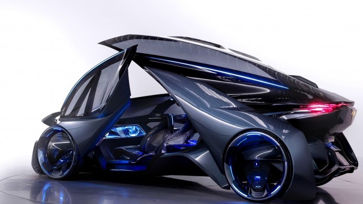 Dus jij dacht dat de Mercedes-Benz F 015 Luxury in Motion extreme vormgeving had? Maak kennis met Chevrolets visie op autonoom rijden. Dit is de FNR Concept.