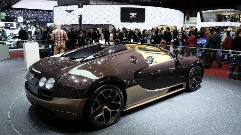 Supercars op Autosalon van Genve 2014. Uiteraard schitteren op de Zwitserse beursvloer ook de nodige supercars.