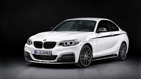 BMW M Performance Parts voor BMW 2 Serie pakken carrosserie, ophanging, interieur en aandrijflijn aan.