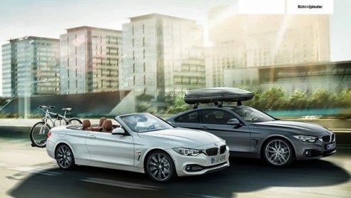 De Belgische brochure van de BMW 4 Serie cabriolet ligt op straat. De zomerse 4 Serie debuteert op de LA Auto Show eind november.