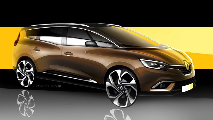 De Renault Grand Scenic is weer in het nieuw gestoken. Hij is groter dan zijn voorganger, maar ook zuiniger en leverbaar met two-tone lak. De levering start in het najaar van 2016.
