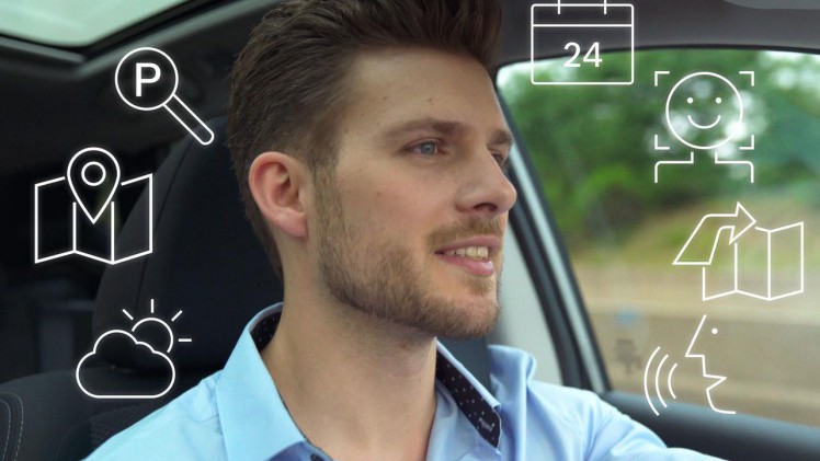 Bosch introduceert een elektronische passagier die normale zinnen en vragen verstaat.