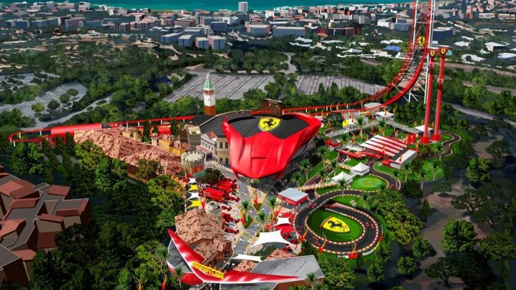 De bouw van het tweede Ferrari pretpark ter wereld is begonnen. In Spanje legden Formule 1-teambaas Maurizio Arrivabene en Formule 1-coureur Sebastian Vettel de symbolische eerste steen.