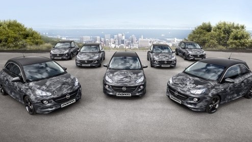 Opel heeft Bryan Adams gestrikt voor het ontwerpen van een limited edition van de Adam. De Adam by Bryan Adams is een getooid in een camouflagepak en wordt geveild voor het goede doel.