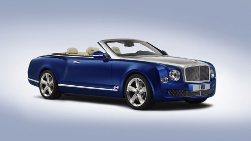 Bentley Mulsanne Cabriolet in Los Angeles gepresenteerd als Grand Convertible.