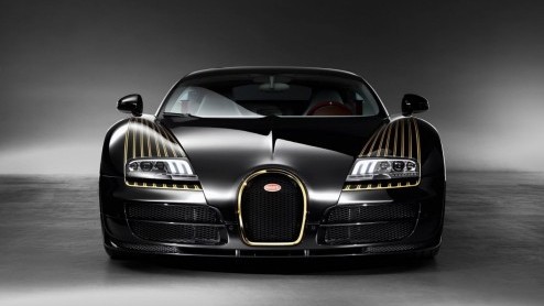 Zie hier het vijfde en voorlaatste exemplaar van de Bugatti Legends-serie. Voor de verandering wordt deze Veyron Grand Sport Vitesse Black Bess niet opgedragen aan een persoon, maar aan een voertuig.