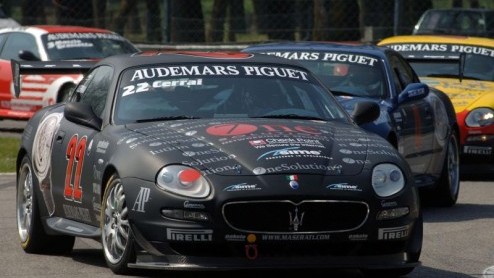 De eerste race van de Trofeo Audemars Piguet Maserati Europe, kortweg de Maserati cup, is gewonnen door Alberto Cerrari en de Fiat Grande Punto maakt een verpletterend rallydebuut.