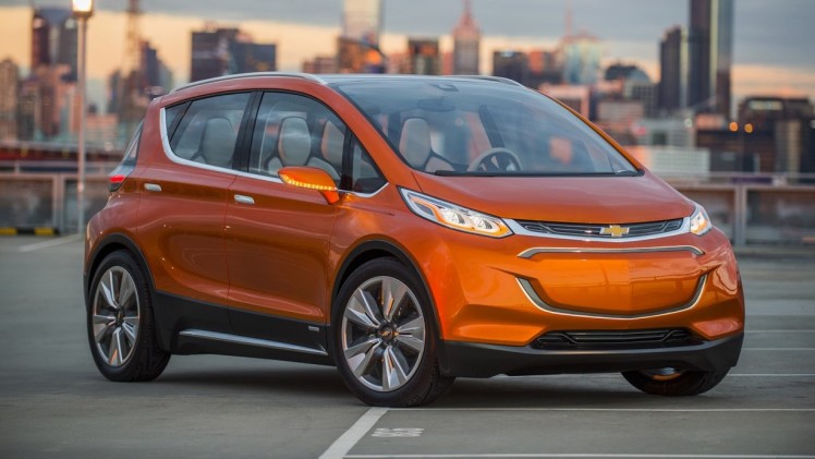 Chevrolet Bolt is een elektrische MPV, gepresenteerd op de Detroit Auto Show.
