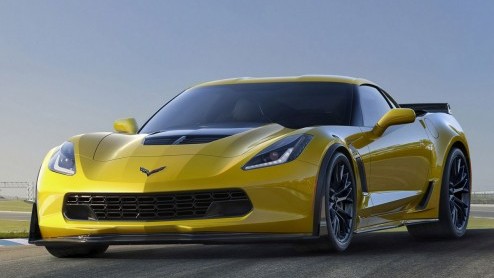 Chevrolet stelt de eerste Corvette Z06 van de nieuwste generatie beschikbaar voor een veiling tijdens de Barrett Jackson Collector Car Auction in Palm Beach, Florida.