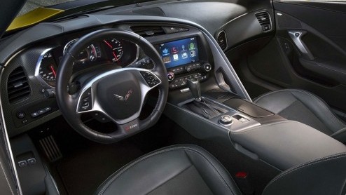 Chevrolet stelt de eerste Corvette Z06 van de nieuwste generatie beschikbaar voor een veiling tijdens de Barrett Jackson Collector Car Auction in Palm Beach, Florida.