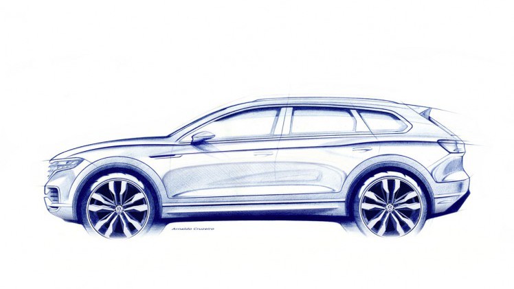 Volkswagen lanceert in Beijing op 23 maart de nieuwe Touareg.