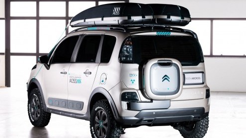 Het regent conceptstudies in Sao Paulo. Ook Citron is van de partij en presenteert op de Auto Show deze Lunar Concept op basis van de C3 Aircross.