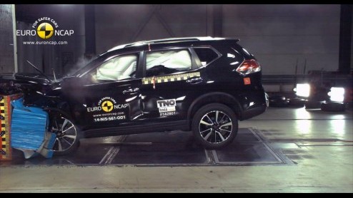 EuroNCAP botsproef voor Nissan X-Trail, Citron C4 Cactus en Mercedes V-Klasse
