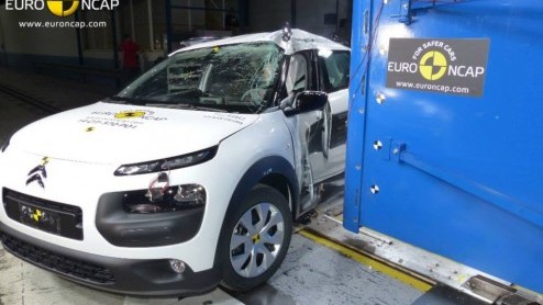 EuroNCAP botsproef voor Nissan X-Trail, Citron C4 Cactus en Mercedes V-Klasse