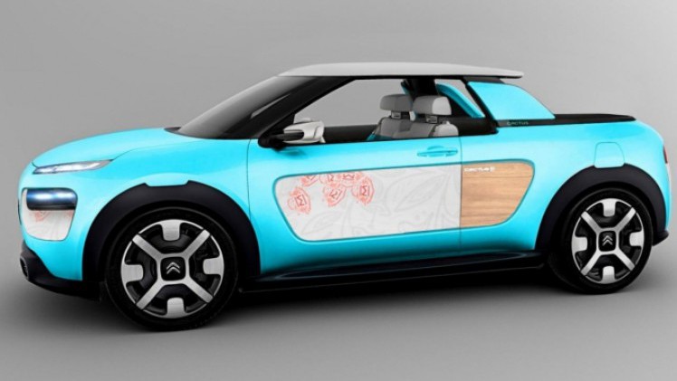 Citron C4 Cactus als luchtige Mhari concept car op IAA Frankfurt 2015.