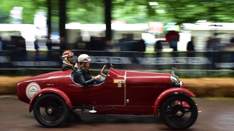 De fraaiste klassiekers uit Nederland en de ons omringende landen kwamen op 1 en 2 juli in de tuin van Paleis het Loo bijeen voor het concours d'lgance.