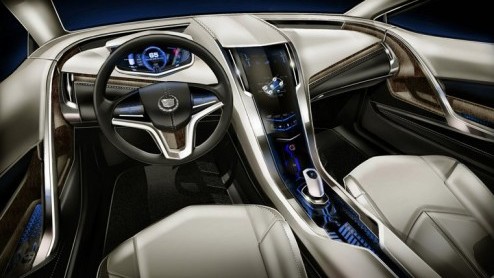 Met de Cadillac Converj Concept willen de Amerikanen het helemaal gaan maken. Het is een sportieve tweedeurscoupe die door een elektromotor wordt aangedreven. Update: Wie dacht dat de Cadillac Converj