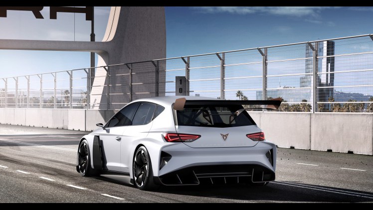 Cupra laat in Genve een 680 pk elektrische racer op basis van de Leon zien.