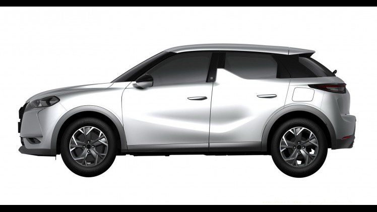 Patentbeelden van de nieuwe DS 3 Crossback laten zien hoe de compacte SUV eruit gaat zien.