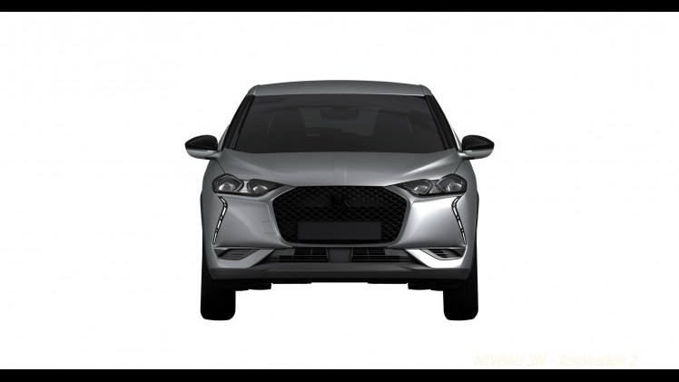 Patentbeelden van de nieuwe DS 3 Crossback laten zien hoe de compacte SUV eruit gaat zien.