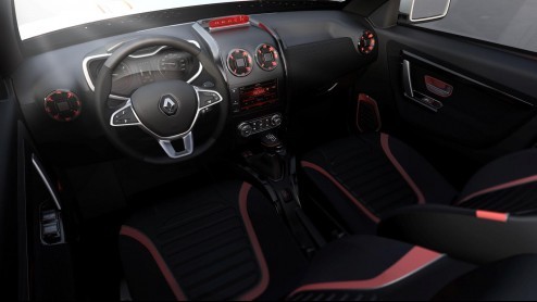 Het Renault Design Center in Latijns-Amerika heeft zich uitgeleefd op de Dacia Duster. Het resultaat is deze Oroch Concept, een pick-up met ruimte voor vijf personen en de nodige bagage.