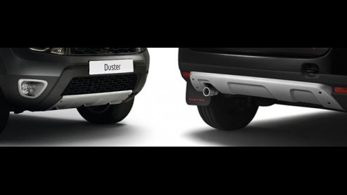 Duster Packs voor Dacia Duster, bestaande uit talrijke accessoires.