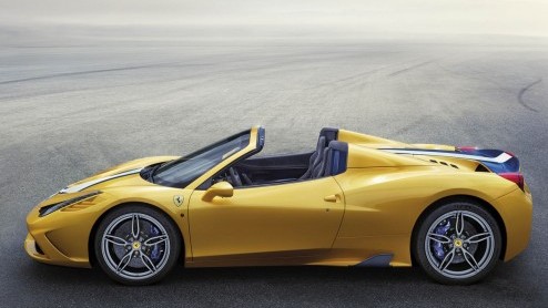 Ferrari haalt in Parijs het doek van de 458 Speciale A. De open (Aperta) versie van de meest extreme 458 wordt slechts in een beperkte oplage van 499 stuks gebouwd.