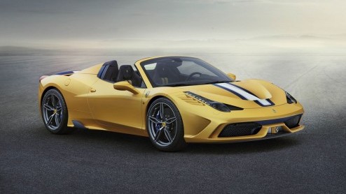 Ferrari haalt in Parijs het doek van de 458 Speciale A. De open (Aperta) versie van de meest extreme 458 wordt slechts in een beperkte oplage van 499 stuks gebouwd.