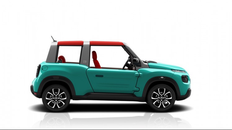 Citron laat Mehari herleven als E-Mehari en gebruikt daarvoor het design van de C4 Cactus en de elektromotor van Bollor.