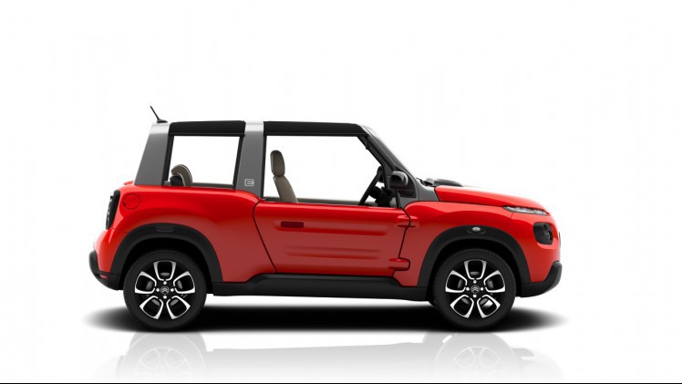 Citron laat Mehari herleven als E-Mehari en gebruikt daarvoor het design van de C4 Cactus en de elektromotor van Bollor.