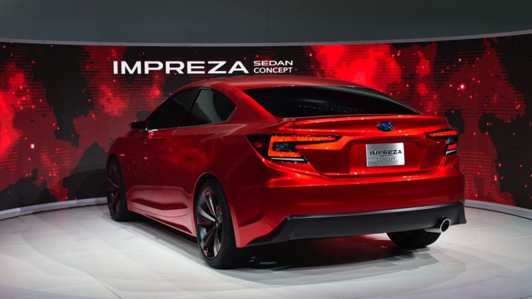 De Subaru Impreza Sedan concept laat zien hoe de Subaru-modellen van de toekomst er uit kunnen gaan zien.