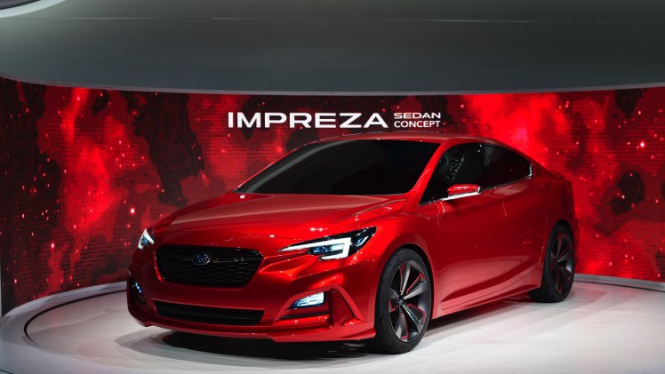 De Subaru Impreza Sedan concept laat zien hoe de Subaru-modellen van de toekomst er uit kunnen gaan zien.