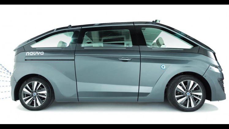 Het frans/Amerikaanse Navya lanceert de Autonom Cab, een volledig autonoom rijdende taxi.
