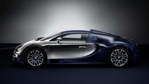 Bugatti Veyron 'Ettore Bugatti' als laatste Legend is exclusief uitgevoerd met koolstofvezel en aluminium, maar ook twee soorten lederen bekleding.