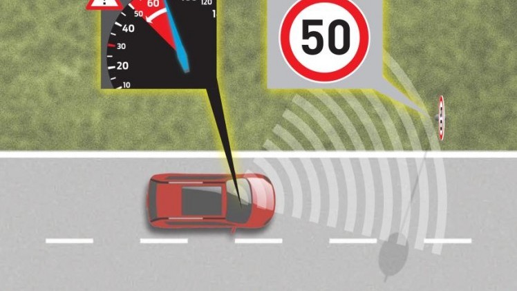 De nieuwe Ford S-MAX is als eerste Ford uitgerust met Intelligent Speed Limiter, een intelligente snelheidsregelaar die zich instelt op basis van verkeersborden en navigatiedata.